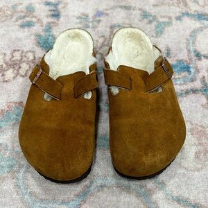 Birkenstock Fuzzy Clogs